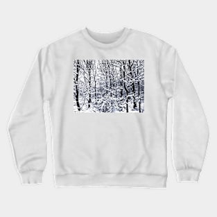 Snow Covered Trees Crewneck Sweatshirt